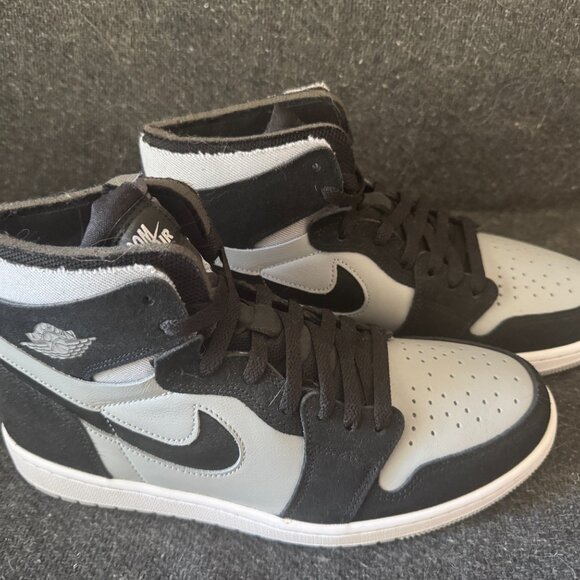 Air Jordan 1 Zoom CMFT Black Light Smoke Grey Men\'s Hi Top Sneakers Size 10 New main image 7